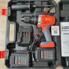 Máy khoan pin có búa không chổi than đầu kẹp 13mm, 21V, K- 6886 hãng Kapusi