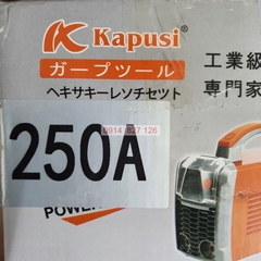 Máy hàn điện tử 250A KAPUSI K-00023, màn hình hiển thị thông số chống giật