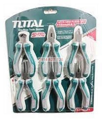 Bộ kìm đa năng làm trang sức 6 chi tiết TOTAL THT1K0511, 4 inch, thép không gỉ