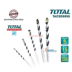 Bộ 5 Mũi Khoan Tường Bê Tông TACSD5055 đủ size, chất lượng cao, đóng gói trong vỉ nhựa