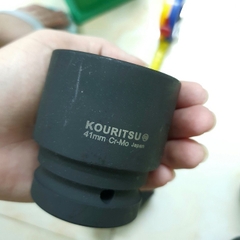 Đầu Khẩu Đen Ngắn 1" KOURITSU Thép Hợp Kim Cr-Mo Chống Mài Mòn Nhiều Cỡ 38 40 41 46 50mm Bảo Hành 12 Tháng