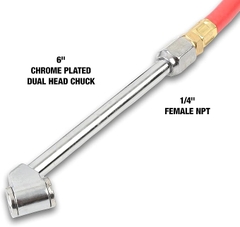 Súng Bơm Hơi Lốp Xe KOURITSU SP-STG-02 Dây Bơm 40cm Đầu Kẹp Nhanh Chịu Áp 120 PSI Bơm Lốp Ô Tô Xe Máy BH 12T