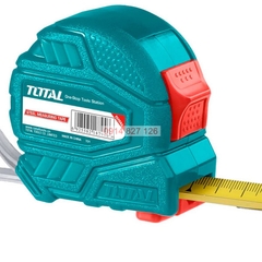 Thước cuộn nên vàng dài 3m, bản rộng 16mm TOTAL TMT126331, co giãn tốt, lò xo đàn hồi