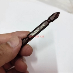 Bộ mũi vít thép PH 65mm Kapusi K-7172, 2 đầu 4 cạnh, thân lục giáp 6.35mm, thép chống gỉ
