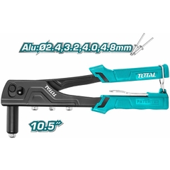 Kìm rút đinh tán Total THT32081 8inch(20cm) rive 2.4mm, 3.2mm, 4.0mm, 4.8mm trợ lực