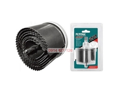 Bộ mũi khoét lỗ gỗ 7 chi tiết TOTAL TACSH3071 chất liệu thép đk lỗ khoét 26-32-38-45-50-56-63mm