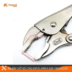 Kìm bấm chết mỏ cong Kapusi K-8280 10inch/250mm thép CR-V kiểu dáng công nghiệp
