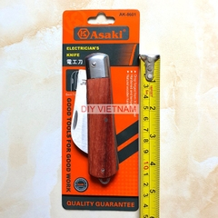 [Ảnh thật] [Chính hãng] Dao gập đa năng hãng Asaki Japan chiều dài 180mm, chức năng tuốt dây điện, cắt đa năng…