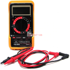 Đồng hồ đo điện vạn năng TOLSEN 38031, nguồn điện: 1,5V; 9V; IEC-61010