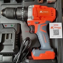 Máy khoan pin có búa không chổi than đầu kẹp 13mm, 21V, K- 6886 hãng Kapusi