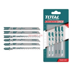 Bộ 5 lưỡi cưa lọng TOTAL TAC51051 chất liệu hợp kim siêu bền, dễ dàng cắt kim loại
