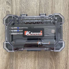 Bộ tua vít pin 3.6V KAPUSI K-6223 27 đầu vít thay thế, pin sạc cao cấp cổng type C
