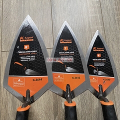 Bay lát gạch đầu nhọn K-3640, K-3642, K-3644 cỡ 6,7,8 inch Kapusi, tay cầm nhựa dùng làm phẳng bề mặt