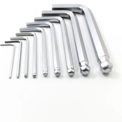 Bộ Lục Giác Bi Ngắn 9 Cây KOURITSU T04405 Từ 1.5-10mm Thép Cr-V Cứng Cáp - Hộp Khóa Lục Giác Cầm Tay Sửa Chữa Đa Năng Bảo Hành 12 Tháng