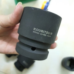 Đầu Khẩu Đen Ngắn 1" KOURITSU Thép Hợp Kim Cr-Mo Chống Mài Mòn Nhiều Cỡ 38 40 41 46 50mm Bảo Hành 12 Tháng