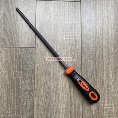 Dũa mài kim loại đa năng tay cầm TPR cao cấp KAPUSI 200mm K-3761 hình tròn, K-3746 bán nguyệt, K-3751 tam giác