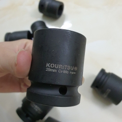Khẩu vặn ốc 3/4  inch đen ngắn Kouritsu thép CR-Mo (Tuýp 3/4)