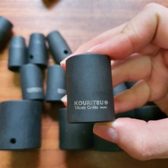 Khẩu đen ngắn đầu 1/2 inch Nhật Bản Kouritsu thép - Tuýp 1/2 ngắn (Bán Lẻ)