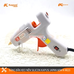 Dụng cụ bắn keo nến silicon cầm tay 20W - 60W Kapusi JAPAN, Có bán kèm keo nến (Máy bắn keo nến) Model: K-9027 và K-9023