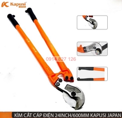Kìm cắt cáp điện đa năng KAPUSI 18-24inch (K-8211, K-8212), thép cao cấp, cán bọc cao su