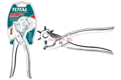 Kìm bấm lỗ TOTAL THT3351 kềm đục lỗ, 0.3kg, hỗ trợ bấm lỗ tròn, lỗ dẹt và lỗ hình oval, bầu dục