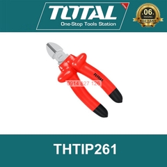 Kìm cắt cách điện 1000V TOTAL THTIP261 6inch kềm cắt cách điện thép C-rV siêu bền cứng