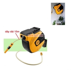 Bộ Rulô cuộn ống nước tự động TOLSEN 57261, kèm dây 15m, áp suất vòi 300psi, ống chống thấm, Bh 12 tháng diy-vietnam