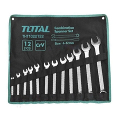 Bộ cờ lê vòng miệng gồm 12 chi tiết cỡ từ 6-32mm TOTAL THT1022122