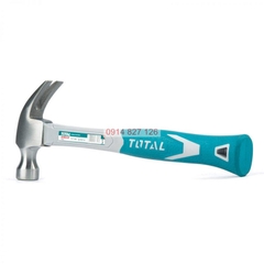 Búa đóng nhổ đinh TOTAL 220g 450g, búa cầm tay mini, chất liệu thép CR-V