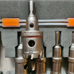 Bộ 6 mũi khoét sắt, Inox Kapusi bao gồm 16 -18 - 20 - 22 - 25 - 30  K-3692