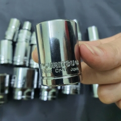 Khẩu ngắn đầu 1/2 inch Nhật Bản Kouritsu thép CRV