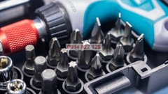Bộ tua vít 24 chi tiết TOTAL TACSD30186 linh hoạt, chất liệu CR-V