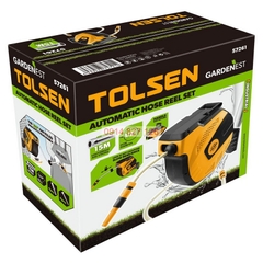 Bộ Rulô cuộn ống nước tự động TOLSEN 57261, kèm dây 15m, áp suất vòi 300psi, ống chống thấm, Bh 12 tháng diy-vietnam