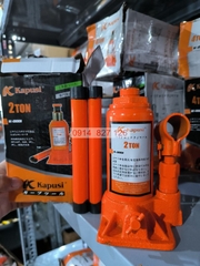 Kích đội thủy lực K-0001, K-0002 cỡ 2-4 tấn KAPUSI, chuyên dùng nâng ô tô có van an toàn