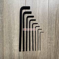 Bộ lục giác bi đen chữ L KAPUSI K-0196 8 chi tiết từ 1.5-10mm