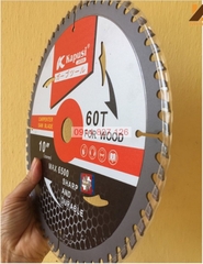 Lưỡi cưa đĩa cắt gỗ KAPUSI K-3812 và K-3813 đường kính 250mm, số răng 40-60, hợp kim