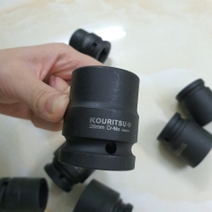 Khẩu vặn ốc 3/4  inch đen ngắn Kouritsu thép CR-Mo (Tuýp 3/4)