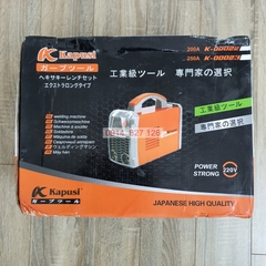Máy hàn điện tử 250A KAPUSI K-00023, màn hình hiển thị thông số chống giật