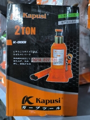 Kích đội thủy lực K-0001, K-0002 cỡ 2-4 tấn KAPUSI, chuyên dùng nâng ô tô có van an toàn