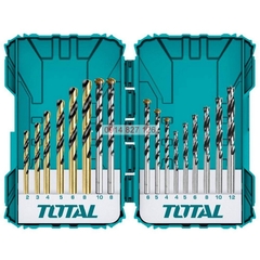 Bộ 16 mũi khoan bê tông/gỗ/sắt thép/siết ốc vít TOTAL TACSDL11601 Combo 16 mũi khoan đa năng, Bh 6 tháng diy-vietnam