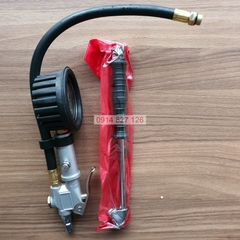 Bơm lốp cao cấp khí nén KAPUSI K-1091 3 chức năng, đồng hồ đo áp suất, đầu bơm 2 đầu tiện lợi