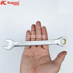 Cờ lê tự động KAPUSI 8-19mm thép CR-V, bánh 72 răng, vòng miệng 360