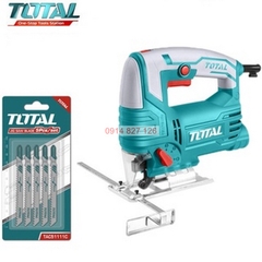 Máy cưa lọng Total TS206656, 570w tặng kèm 1 lưỡi cưa lọng, tốc độ không tải 800-3000 vòng/phút