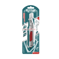Dao rọc giấy cao cấp TOTAL THT511816 kèm theo 1 lưỡi dao chất liệu SK5 cắt giấy, rọc băng keo