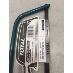 Khung cưa sắt mini TOTAL THMHF1501 chất liệu cao cấp cứng cáp tốt, lưỡi cưa 24 TPI