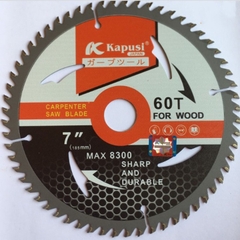 Lưỡi cưa đĩa cắt gỗ KAPUSI Nhật Bản đường kính 110-180mm K-3802, K-3805, K-3806