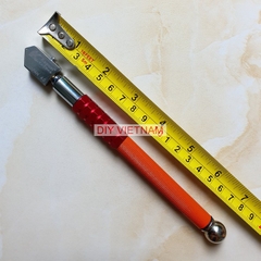 Dao cắt kính K-8737 KAPUSI 4.0MM , cán hợp kim cao cấp, dài 180mm, Cắt kính dày 2 - 19MM