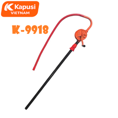 Bơm Quay Tay Hút Dầu Thùng Phuy Kapusi K-9918 Thân Gang Ống Vào 32mm Cao Cấp -Cây Quay Dầu Nhớt Công Nghiệp, Bh 12 tháng