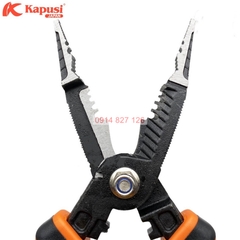 Kìm cắt tuốt dây điện đa năng KAPUSI K-9102 210mm 6 trong 1 kẹp-cắt-vặn-tuốt dây
