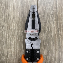 Kìm điện đa năng 8.5inch 215mm KAPUSI Japan, thép CR-V độ cứng cao lưỡi kìm sắc bén, Bh 12 thángdiy-vietnam